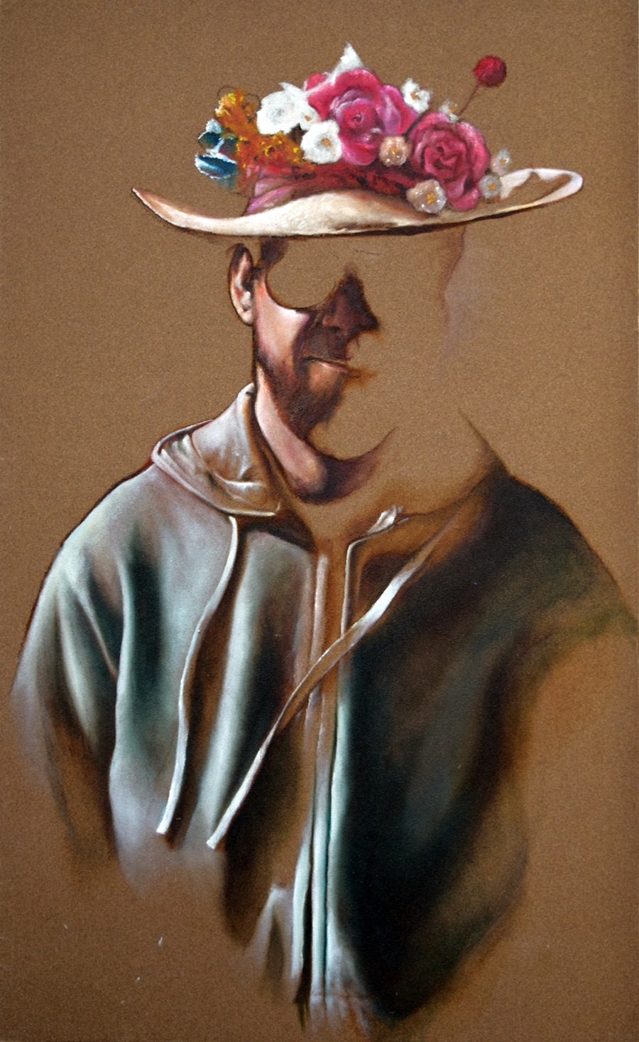 Self Portrait with Flowered Hat